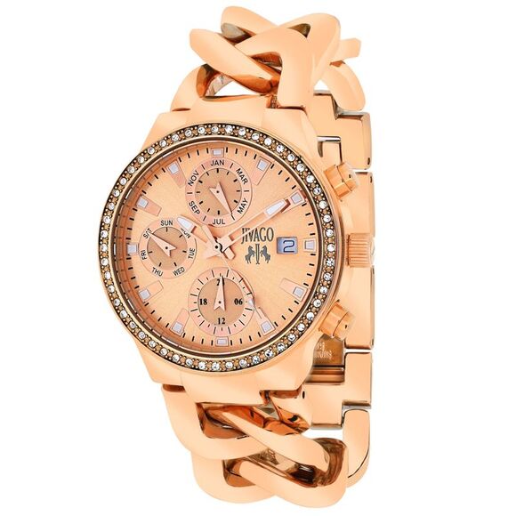 Jivago Women's Levley Rose gold Dial Watch - JV1247 - Picture 1 of 1